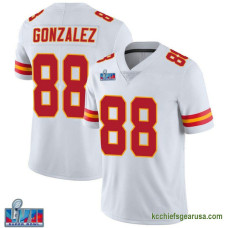 Mens Kansas City Chiefs Tony Gonzalez White Authentic Vapor Untouchable Super Bowl Lvii Patch Kcc216 Jersey C2926